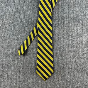 Brooks Brothers Makers REPP Tie Blue/Gold 3.75X57 All Silk Made In USA READ